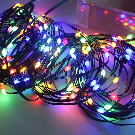 Camping String Lights Outdoor, LED String Light with Timer