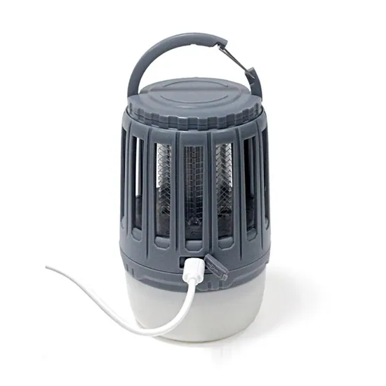Rechargeable Mosquito Killer Lamp Waterproof Hiking Electric Emergency Light Bug Zapper