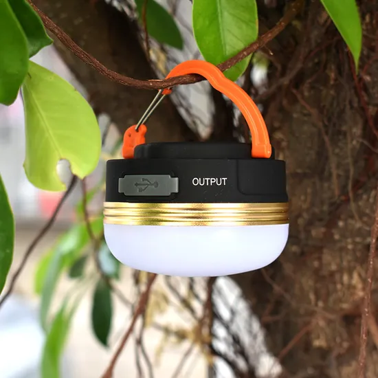 Portable USB Outdoor LED Camping Lamp OEM Rechargeable Camping Lantern