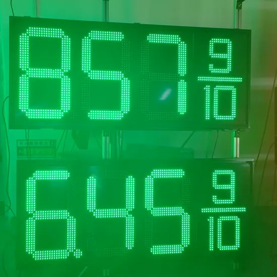 16inch 8.889/10 7 Segment IP65 Digital Board LED Gas Station Price Signs