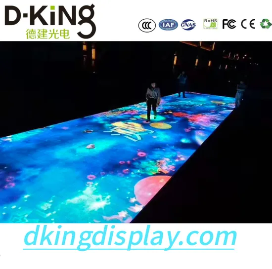 Full Color High Resolution Interactive Dance Floor Tile LED Video Display Screen