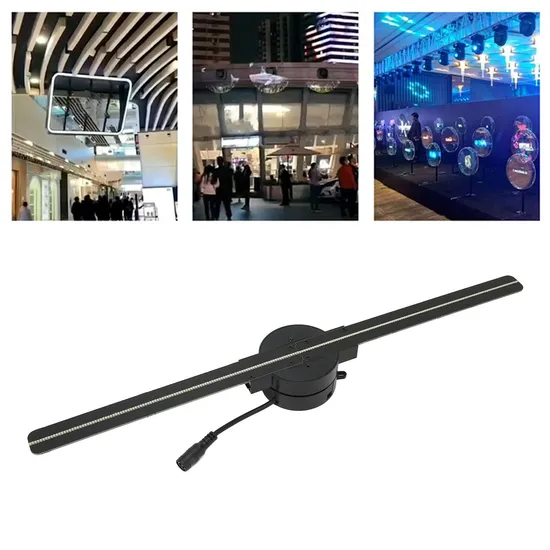 14-42cm 3D Hologram Fan Naked Eyes 3D Advertising LED Holographic Fan