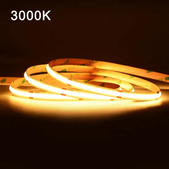 12V 24V COB Strip Light 3000K 4000K 6000K 480LEDs 8mm Tape Light