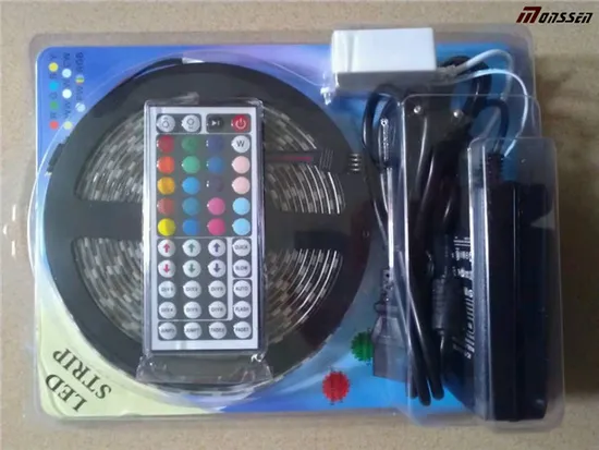 Full Set Christmas Light 5050 RGB 5m Flex LED Strip and Controller Adaptor LED Strip Kit