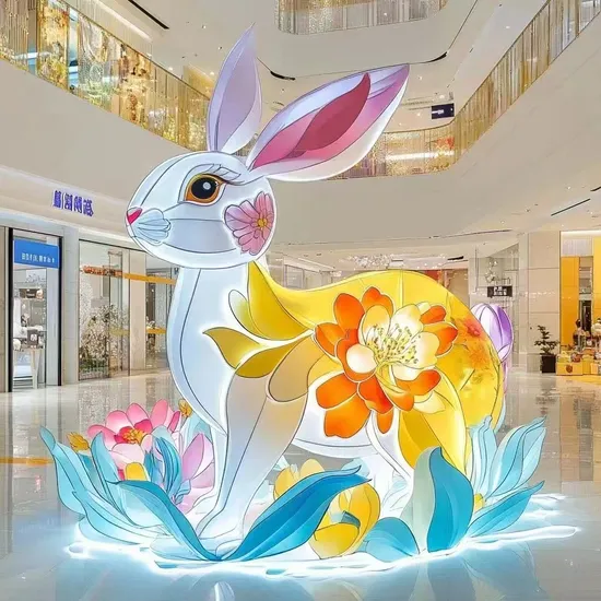 Electric OEM Design Festival Animal Lantern Show Featuring Custom Decorative Lanterns for New Year Decorative