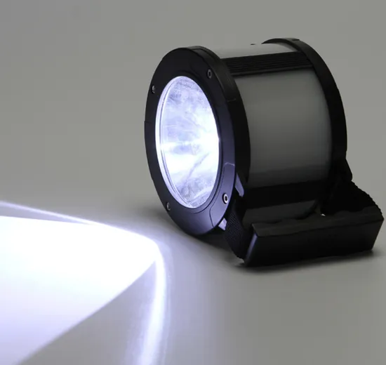 Wholesale Camping Hanging Outdoor Spot Inspection Lamp Emergency LED Camping Lighting Rechargeable Camping Lantern with Warning and Hooks
