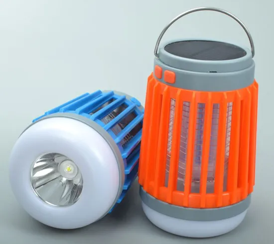 Wholesale Mosquito Killer Function 2 in 1 LED Camping Light Solar Panel USB Charging Pest Repeller for Indoors and Outdoors Camping Light