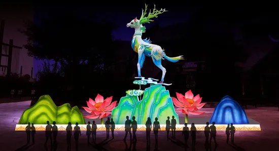 Dazzling Festival Animal Lantern Show with Custom Features