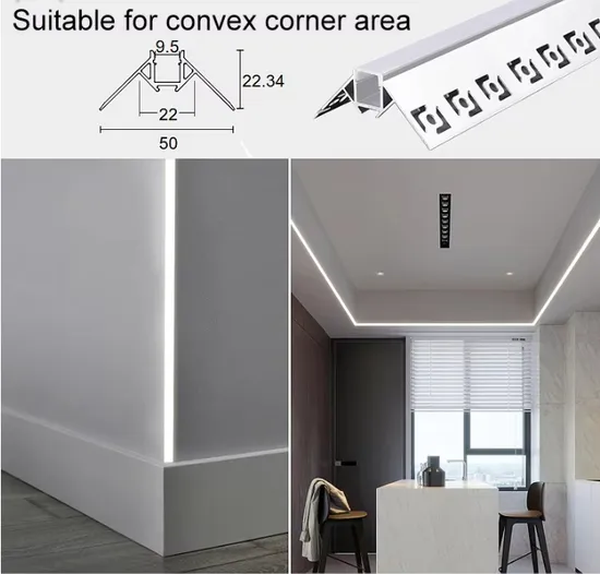 Engineering Dedicated Waterproof Reflector Channel Aluminum Profile with PC Cover Diffuser