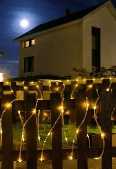 High Brightness Remote Control Warm White Rope Light for Event Christmas