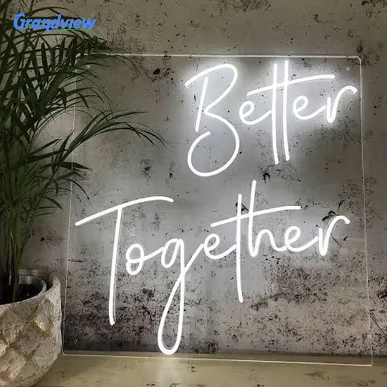 Wall Street OEM LED Neon Acrylic Logo Letter Neon Sign