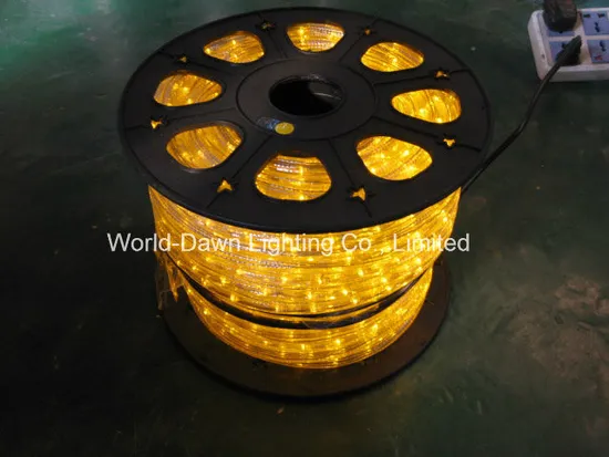 110V 220V LED Flexible Flat and Round DIP Rope Light for Yelllow Color (Multi-color)
