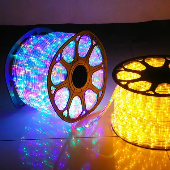 OEM Remote Control RGB Color Christmas Holiday Decoration LED Rope Lights