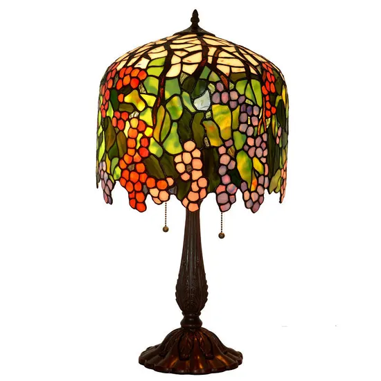 12" 16" Tiffany Table Lamp Gift Nights Light/Stained Glass Lamp for Dragonfly Style