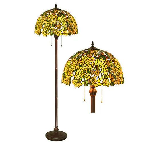 Nordic Antique Round Decorative Standing Floor Lamp for Living Room