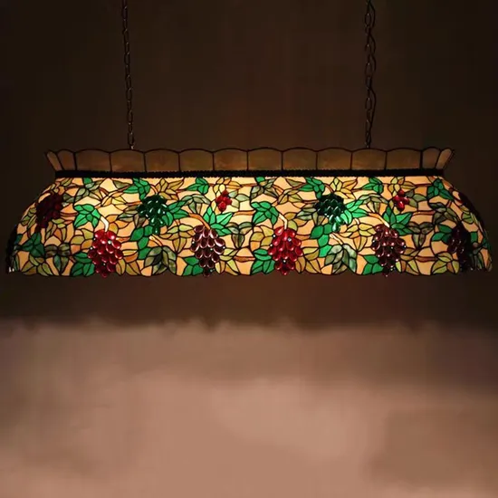 Tiffany Fruit Billards Lamp Snooker Pool Table Lights for Deco