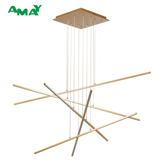 Multi-Light LED Aluminum LED Pendant Light for Dining Room