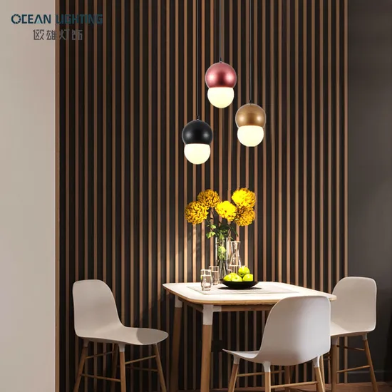 Ocean Lighting Interior Decor Modern Luxury Restaurant Chandelier Lighting Black