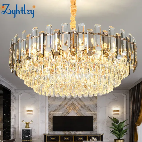 Modern House Hold Ceiling Chandelier Nordic Islamic Crystal Alabaster Pendant Light (ZY-QS-0034)
