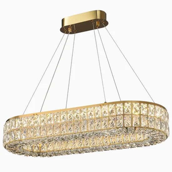 Home Decor Nordic LED Lighting Hanging Ceiling Pendant Light Modern Luxury K9 Crystal Chandelier (ZY-QS-1030)