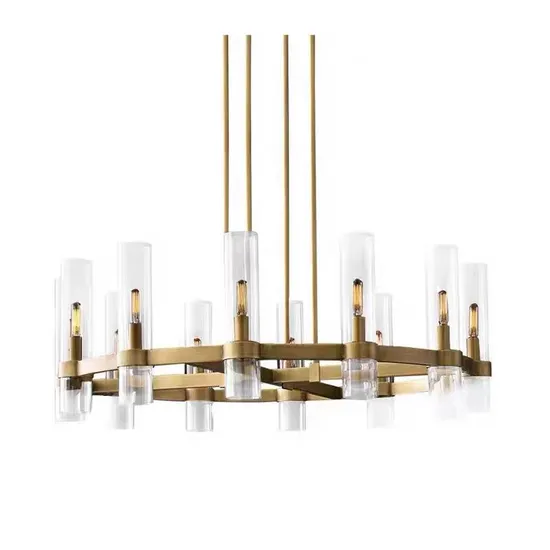 Modern Restoration Hardware Ceiling Lights Pendant Lamp Ravelle Round Chandelier