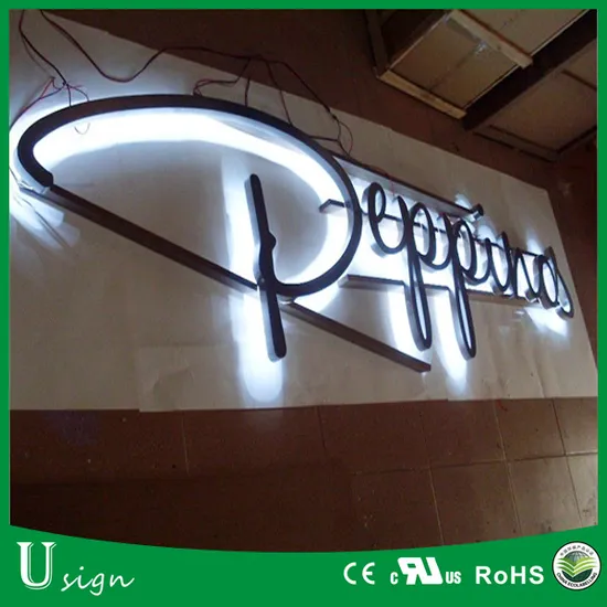 Outdoor Used LED Metal Sign Display for Shopping Mall