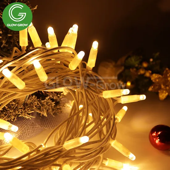 Outdoor Christmas Twinkle Fairy Garland Garden Curtain String LED Chain Light for Home Wedding Palm Tree Ramadan Street Halloween Holiday Event Decor