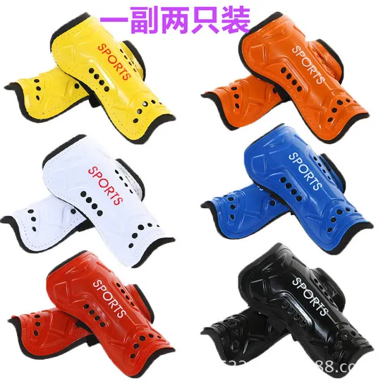 Custom Sport Soccer Shin Pad Breathable Football Protecting Shin Guards Lightweight Blank Shin Guards