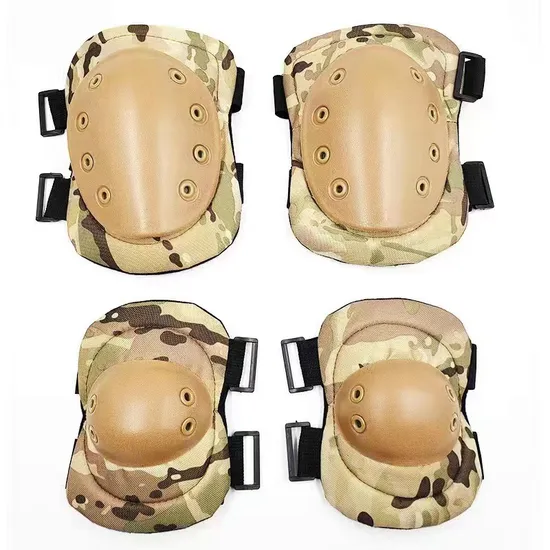 Low Price Good Quality Work Elbow Kneepads 4 Pieces Outdoor Hiking Cycling Tactical Knee Pads