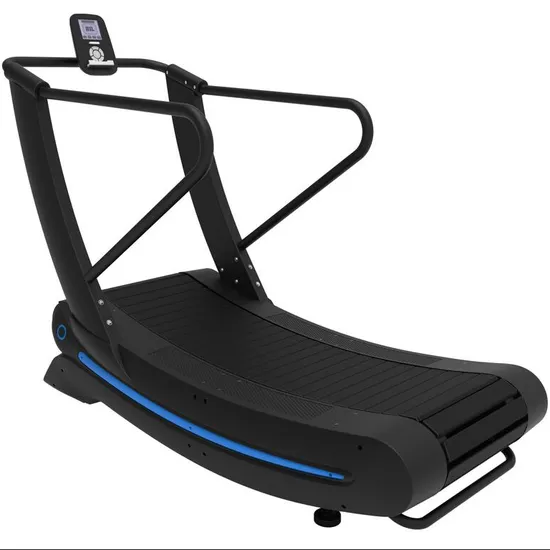 Body Building Light Commercial Self-Generating Curve Treadmill Running Machine