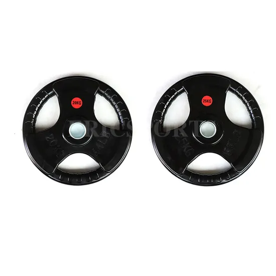 Bumper Weight Plates Cast Iron Disc Rubber Weight Dumbbell Plate