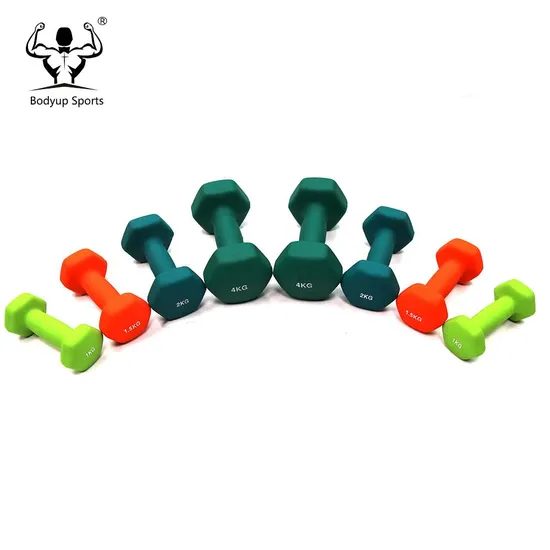 PVC Neoprene Hex Dumbbell