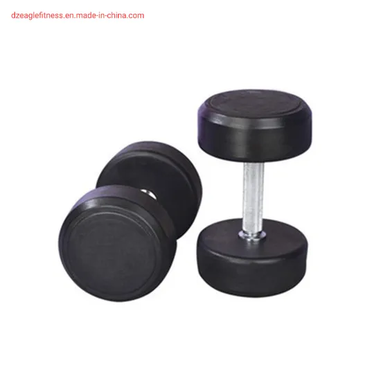 Training Equipment Fixed Rubber Dumbbell Weights