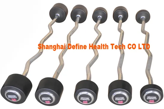 fitness accessory,gym barbell,china best Hammer Strength Barbell-EZ-Curl Bar-DHD-003