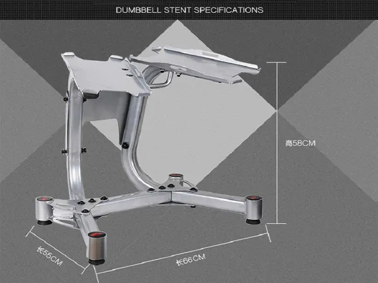 Home Dumbbell Folded Rack for Adjustable Dumbbells Set