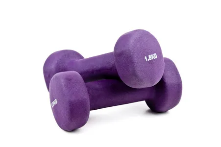 High Quality Colorful Neoprene Dipping Dumbbell