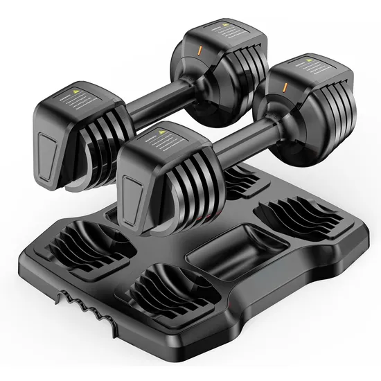 Easy to Assemble Adjustable 12.5 Lbs a Pair Adjustable Dumbbell Set for Strength Training