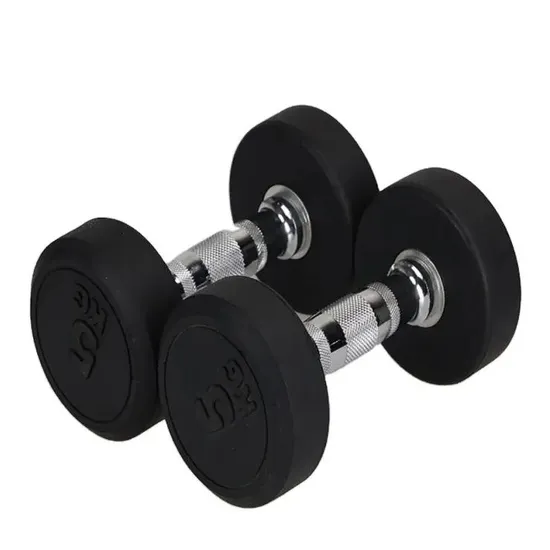 Gym Equipment Customized Logo Urethane Dumbbell Weight Lifting PU Dumbbell