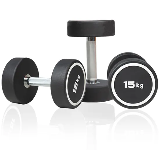 Home Gym Commercial Dumbbells TPU Round Dumbbells for Work out