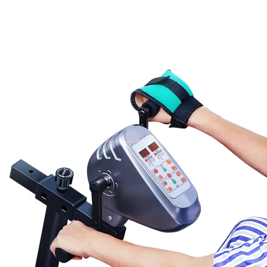 Motorized Pedal Exerciser with Protector Bracket, Physical Rehabilitation Electric Exercise Bike with Leg Arm Workout for Elderly Bl23497