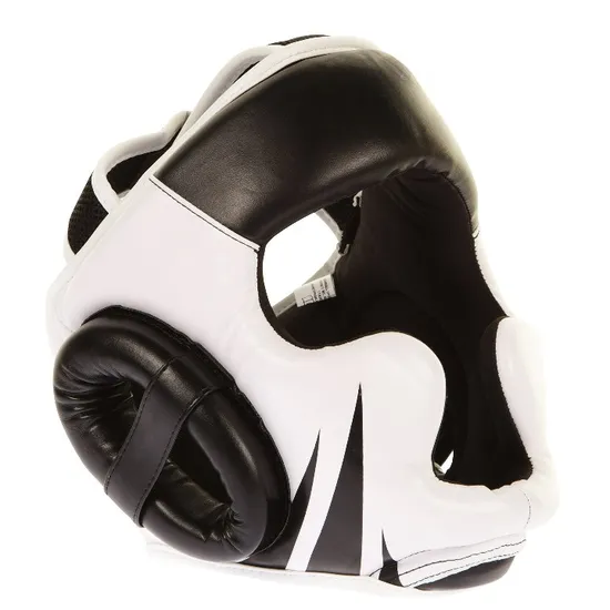Wholesale Sports Equipment Kickboxing Trainees Muay Thai Leather Boxing Head Guard Headgear