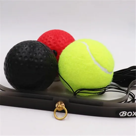 3 Pack Silica Gel Fight Ball Reflex Boxing React Training Ball Boxer Speed Punch with Head Band Fighting Boxing Ball Wbb21193