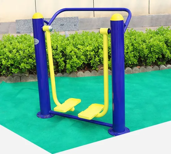 Outdoor Fitness Equipment Playground Park Stainless Steel Double Air Walker