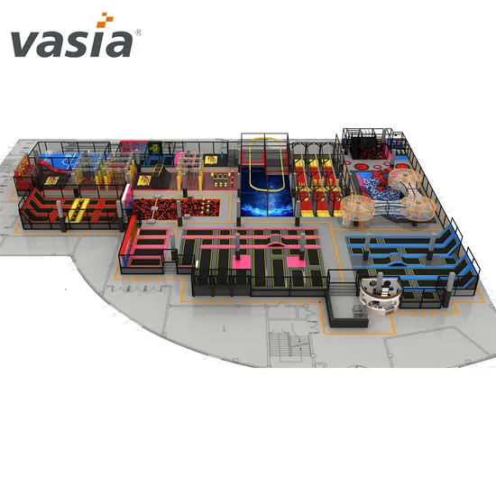Big Large Size Square Funny Project Indoor/Outdoor Trampoline Park Equipment