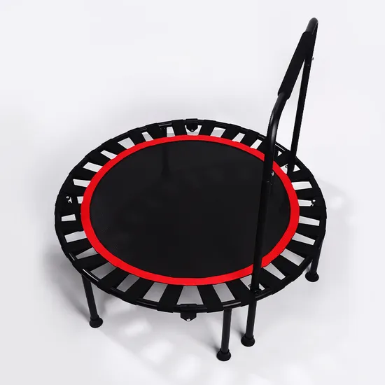 Adults Fitness Trampoline Bungee Rebounder Jumping Cardio Trainer Workout Silent Mini Trampoline