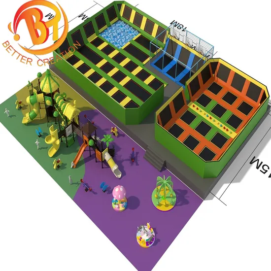 Amusement Entertainment Indoor and Outdoor Children Commercial Trampoline Park
