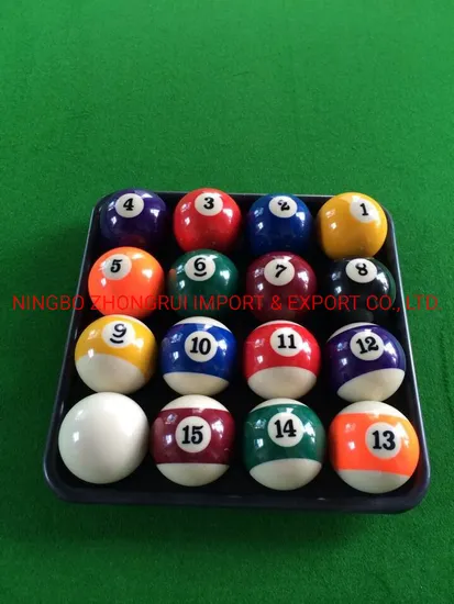 Resin Crystal Snooker Ball/America Billiard Ball