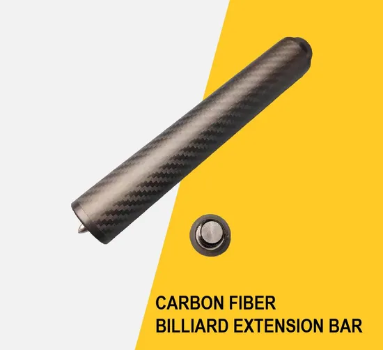 Fashion Snooker Sticks Extension Bar with Carbon Fiber of High Quality