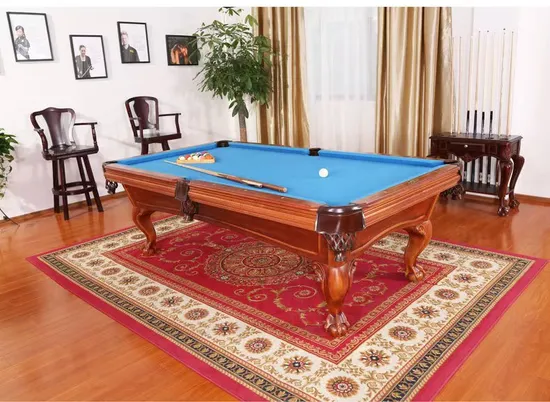 Luxury Modern Style Pool Billiard Tables Indoor Family Slate 9FT