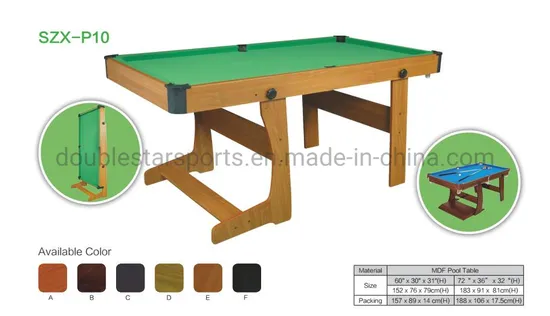 6FT Folding Pool Table Billiard Table